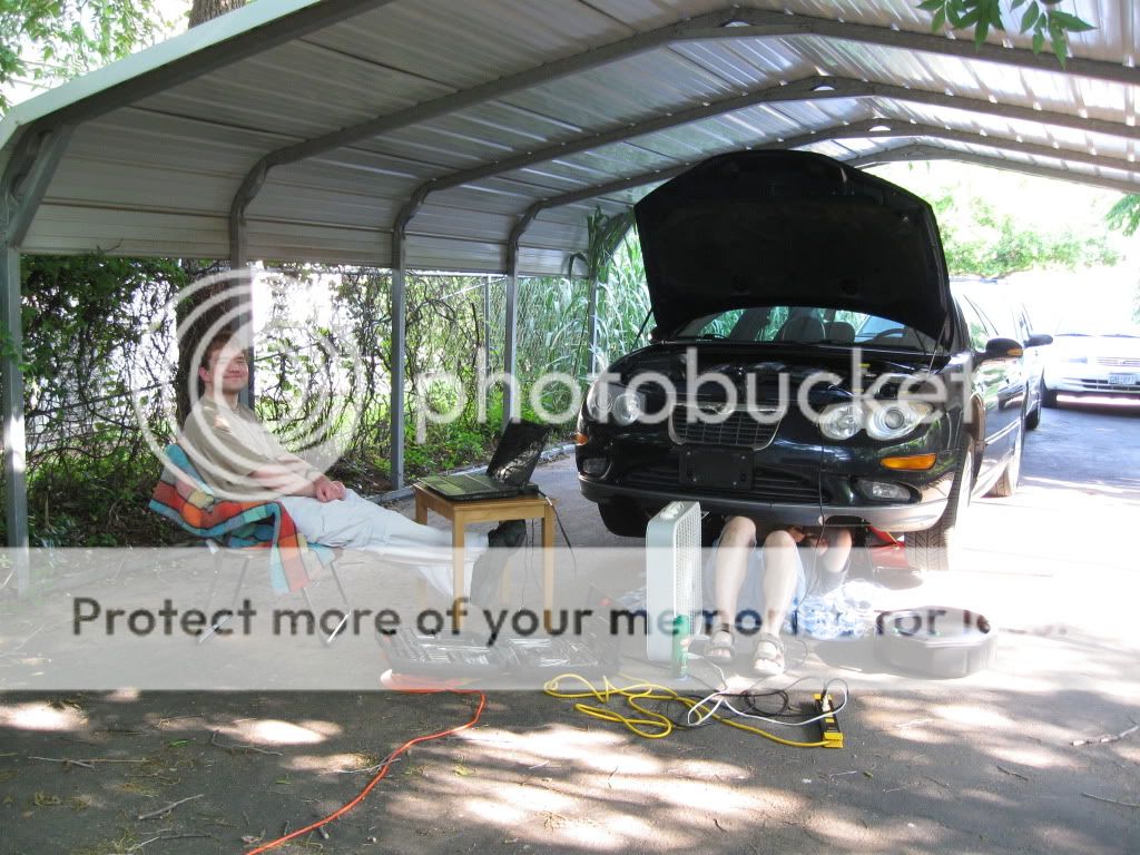 Where to put transmission fluid in a chrysler 300